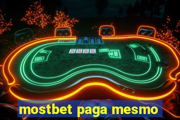 mostbet paga mesmo